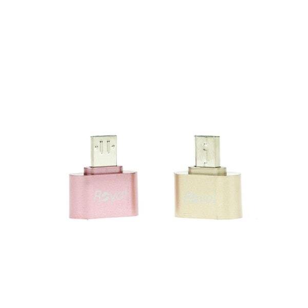 تبدیل OTG فلزی 2 USB به Type-c رویال